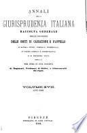 Annali della giurisprudenza italiana