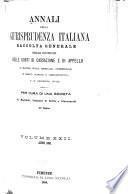 Annali della giurisprudenza italiana
