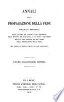Annali della propagazione della fede