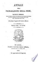 Annali della propagazione della fede