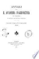 Annali della R. Accademia d'agricoltura di Torino