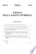Annali della sanità pubblica