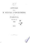 Annali della Scuola d'ingegneria di Padova