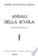 Annali della scuola