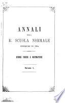 Annali della Scuola normale superiore di Pisa