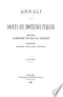 Annali della Societa dei zootecnici italiani
