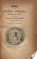 Annali della SocietW1A0a agraria provinciale di Bologna in continuazione delle memorie della SocietW1A0a medesima
