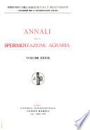 Annali della Sperimentazione Agraria