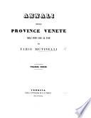Annali delle Province Veneta dall'anno 1801 al 1840