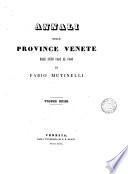 Annali delle province Venete dall'anno 1801 al 1840