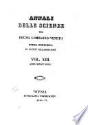 Annali delle scienze del regno Lombardo-Veneto