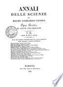 Annali delle scienze del regno Lombardo-Veneto