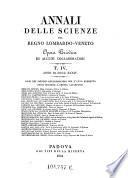 Annali Delle Scienze Del Regno Lombardo-Veneto Opera Periodica Di Alcuni Collaborati