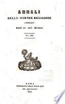 Annali delle scienze religiose