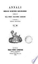 Annali delle scienze religiose