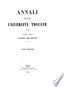Annali delle Univerisità toscane