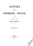 Annali delle Univerisità toscane