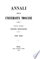 Annali delle Universitá toscane