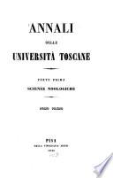Annali delle Università Toscane