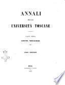 Annali delle università toscane