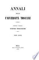 Annali delle universita toscane