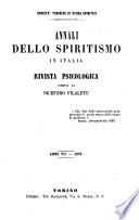 Annali dello spiritismo in Italia