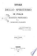 Annali dello spiritismo in Italia