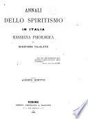 Annali dello spiritismo in Italia