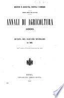 Annali di agricoltura. Rivista del Servizio minerario