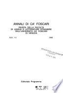 Annali di Ca' Foscari
