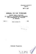 Annali di Ca' Foscari