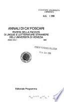 Annali di Ca' Foscari