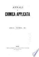 Annali di chimica applicata