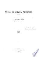 Annali di chimica applicata