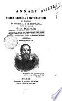 Annali di fisica, chimica e matematiche