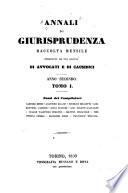 Annali di giurisprudenza