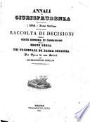 Annali di giurisprudenza