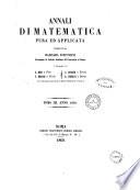 Annali Di Matematica Pura Ed Appliata 