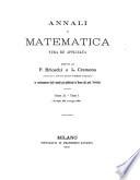 Annali di matematica pura ed applicata