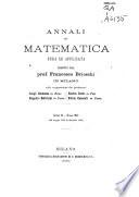 Annali di matematica pura ed applicata