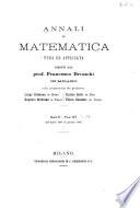 Annali di matematica pura ed applicata