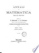 Annali di matematica pura ed applicata