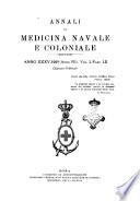 Annali di medicina navale e coloniale