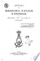 Annali di medicina navale e coloniale