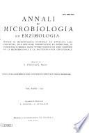 Annali di microbiologia ed enzimologia