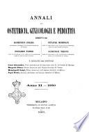 Annali di ostetricia, ginecologia e pediatria