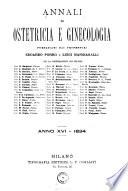 Annali di ostetricia, ginecologia e pediatria