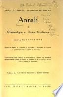 Annali di ottalmologia e clinica oculistica