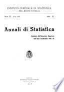Annali di statistica