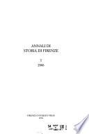 Annali di storia di Firenze
